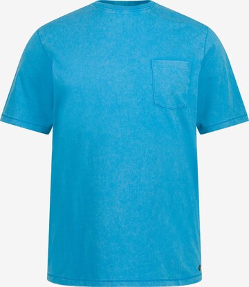 T-Shirt JP1880 en bleu : devant