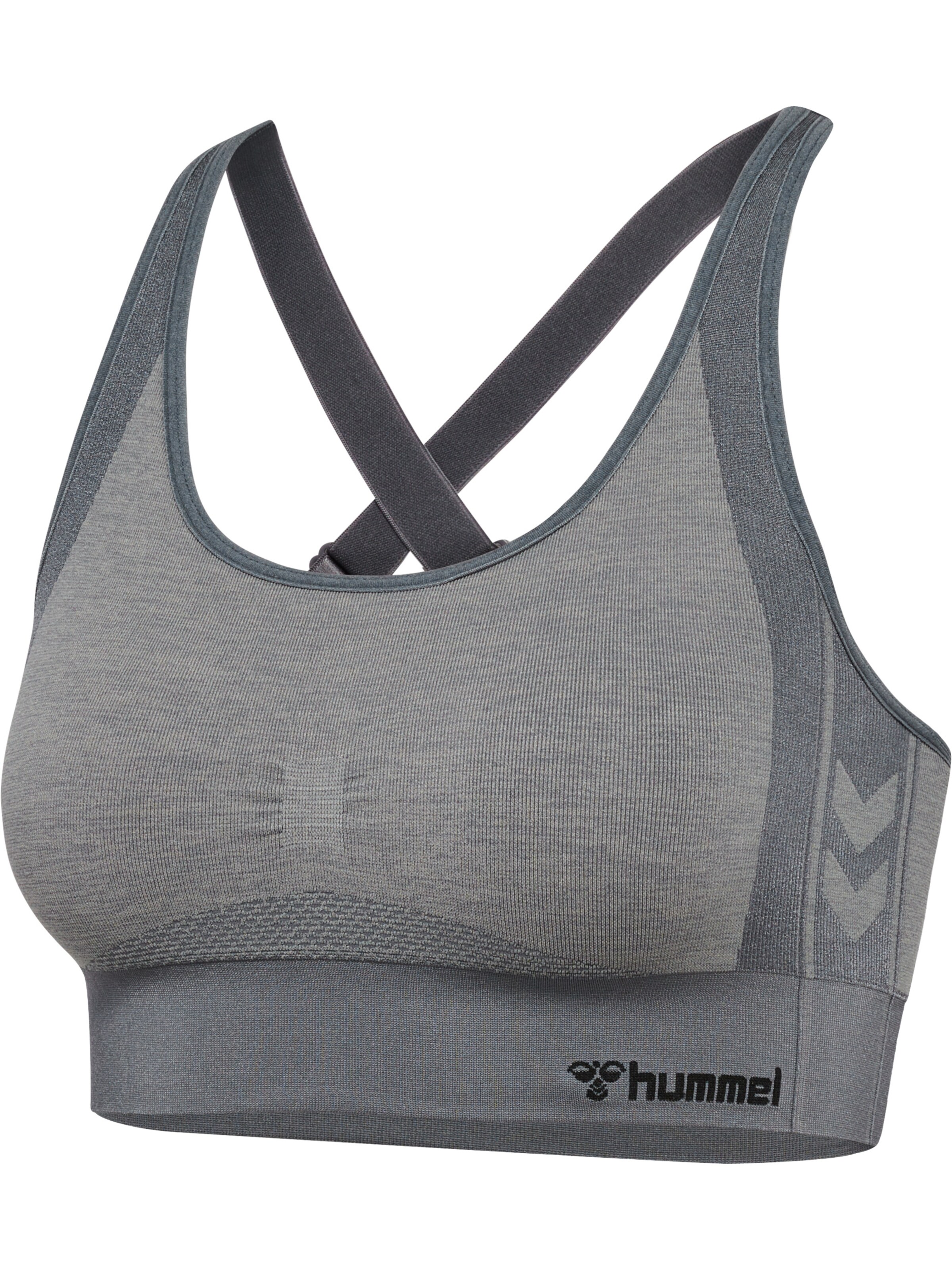 Hummel Bustier Sport bh in Grijs