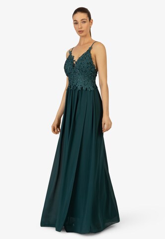 Robe de soirée Kraimod en vert : devant