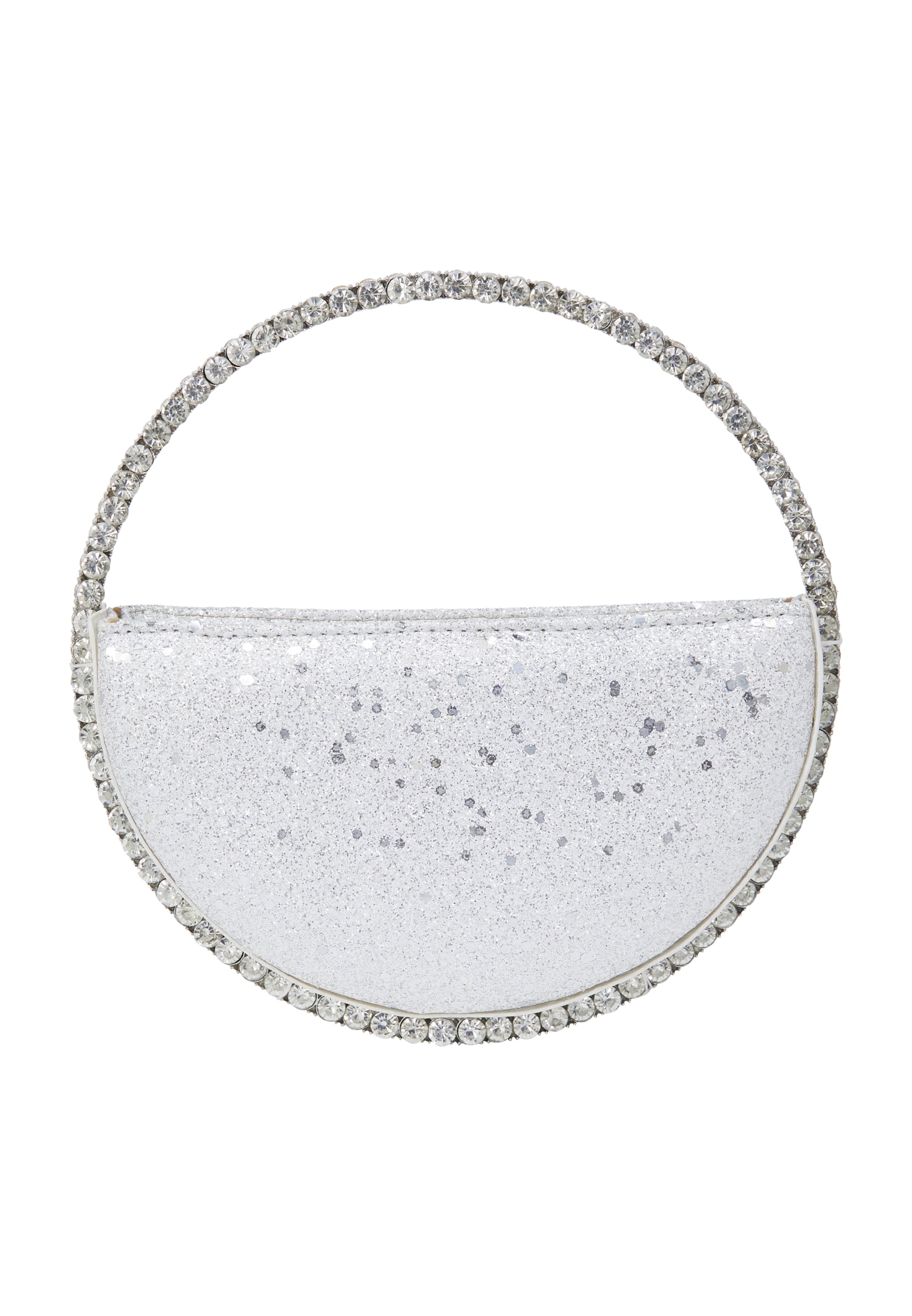 KRZY Handbag 'Krzy' in Silver: front