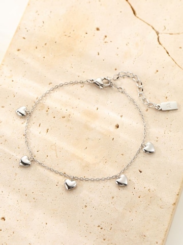 Hey Happiness - Conjunto de joyería 'Heart Vibes' en plata