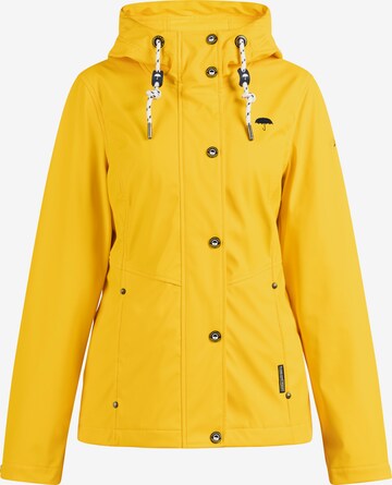 Schmuddelwedda Between-Season Jacket in Yellow: front