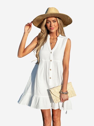 Cupshe Beach Dress in White