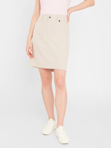 REDGREEN Rok 'Millie' in Beige: voorkant