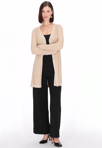 usha BLACK LABEL Knit cardigan 'Classic' in Beige