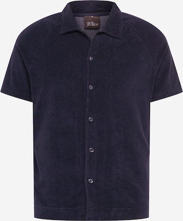 Oscar Jacobson - Camisa 'ALBIN' em azul: frente