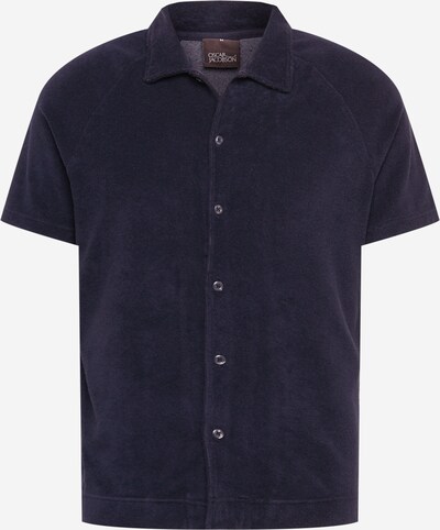 Oscar Jacobson Chemise 'ALBIN' en bleu nuit, Vue avec produit