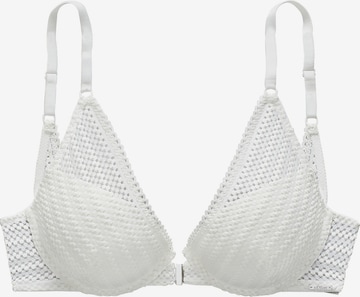 LASCANA Push-up Bra in White: front