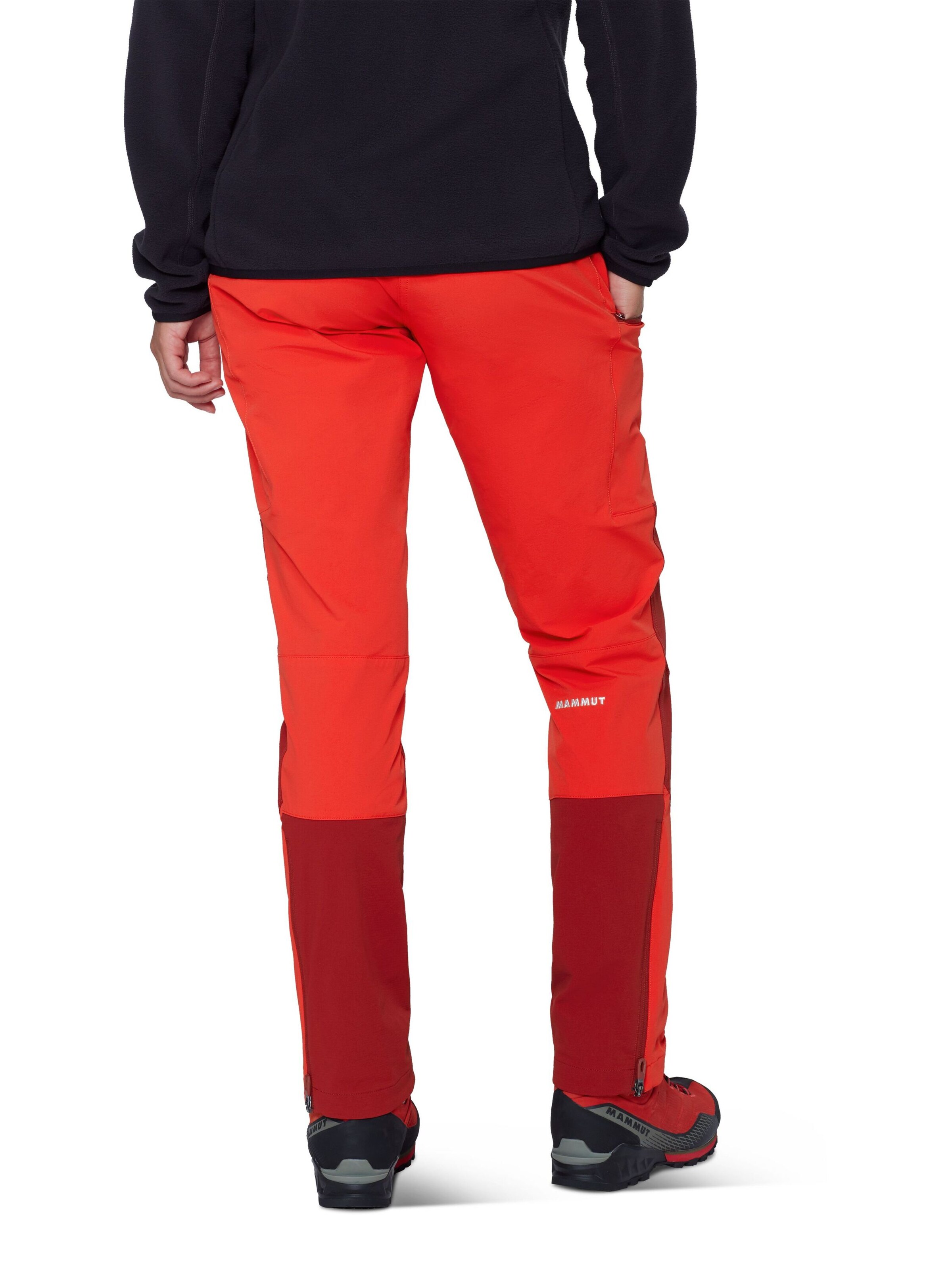 MAMMUT Regular Outdoor Pants in Red