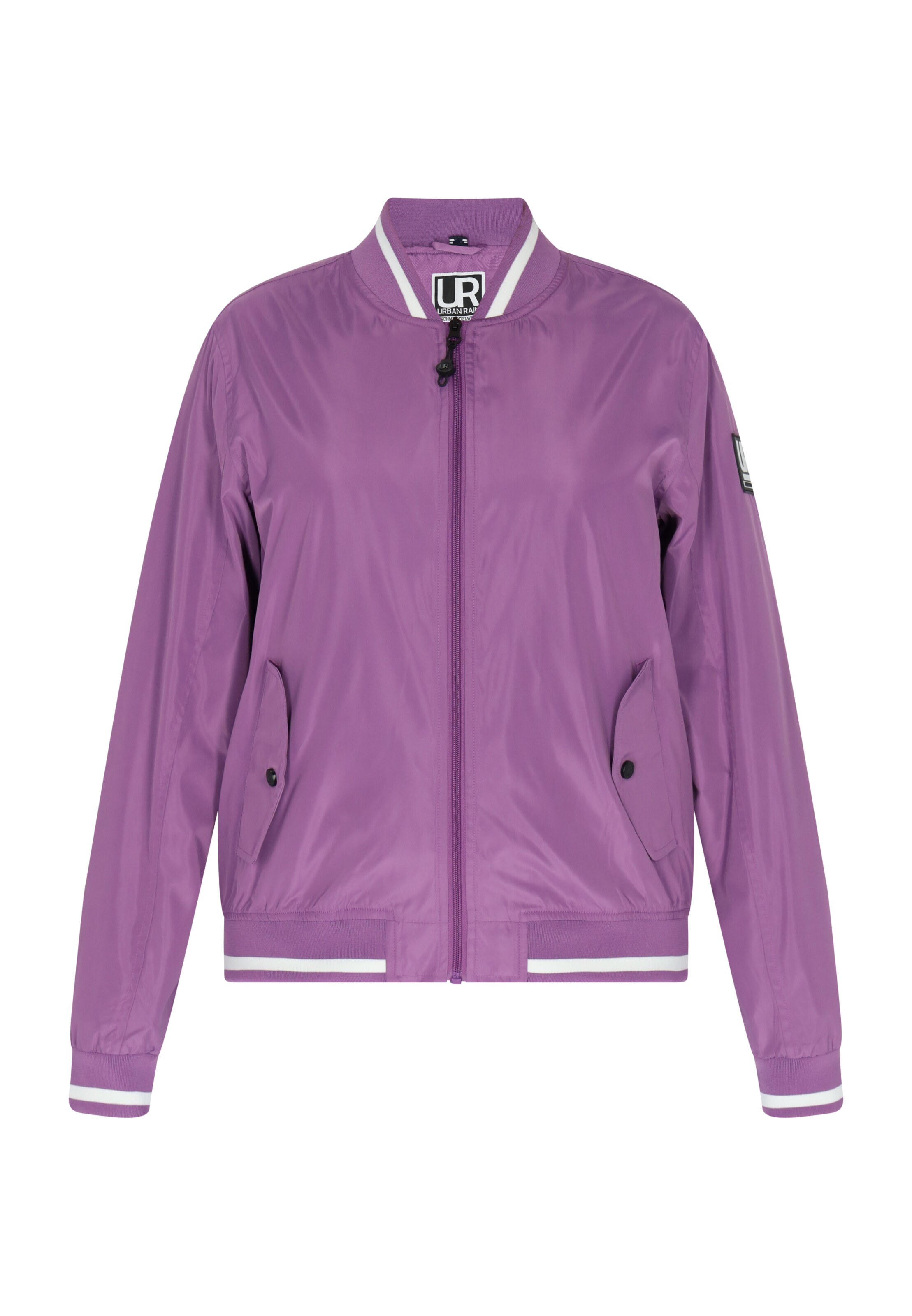 urban rain by Schmuddelwedda Between-season jacket in Purple: front