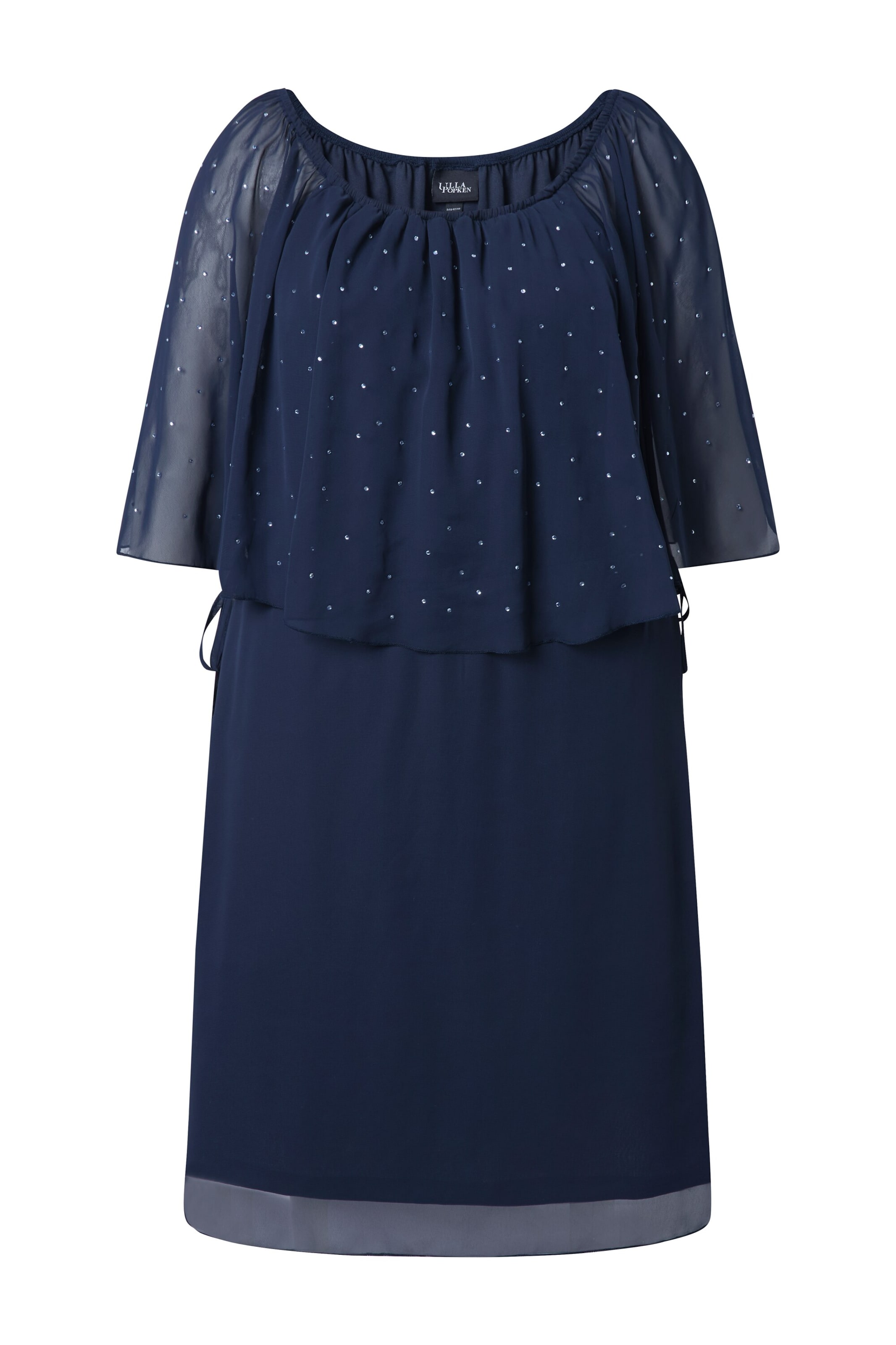 Ulla Popken Kleid in Blau: Vorderseite