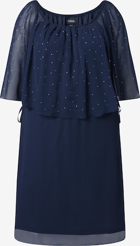 Ulla Popken Jurk in Blauw: voorkant