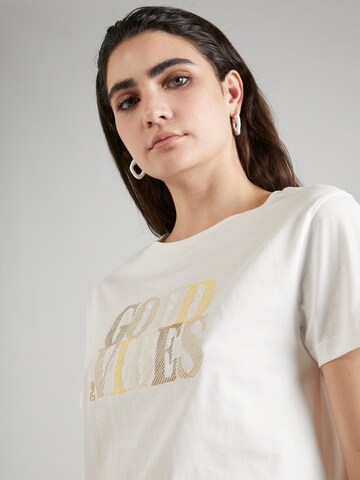 T-shirt comma casual identity en blanc