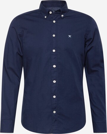Hackett London Overhemd in Blauw: voorkant