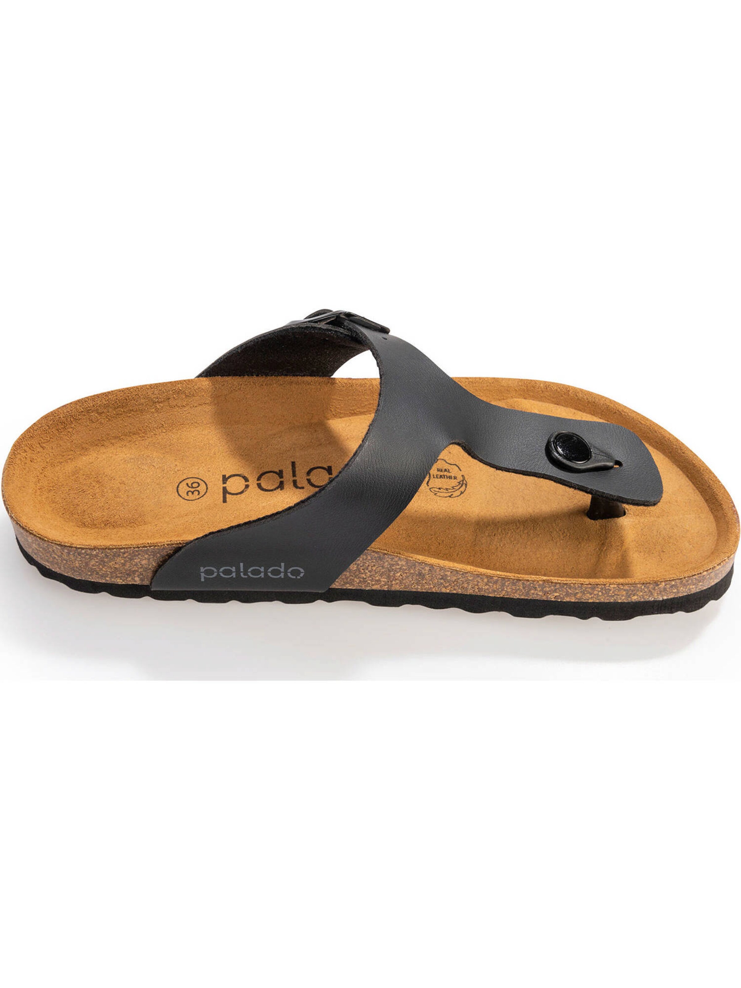 Tongs 'Kos' Palado en noir