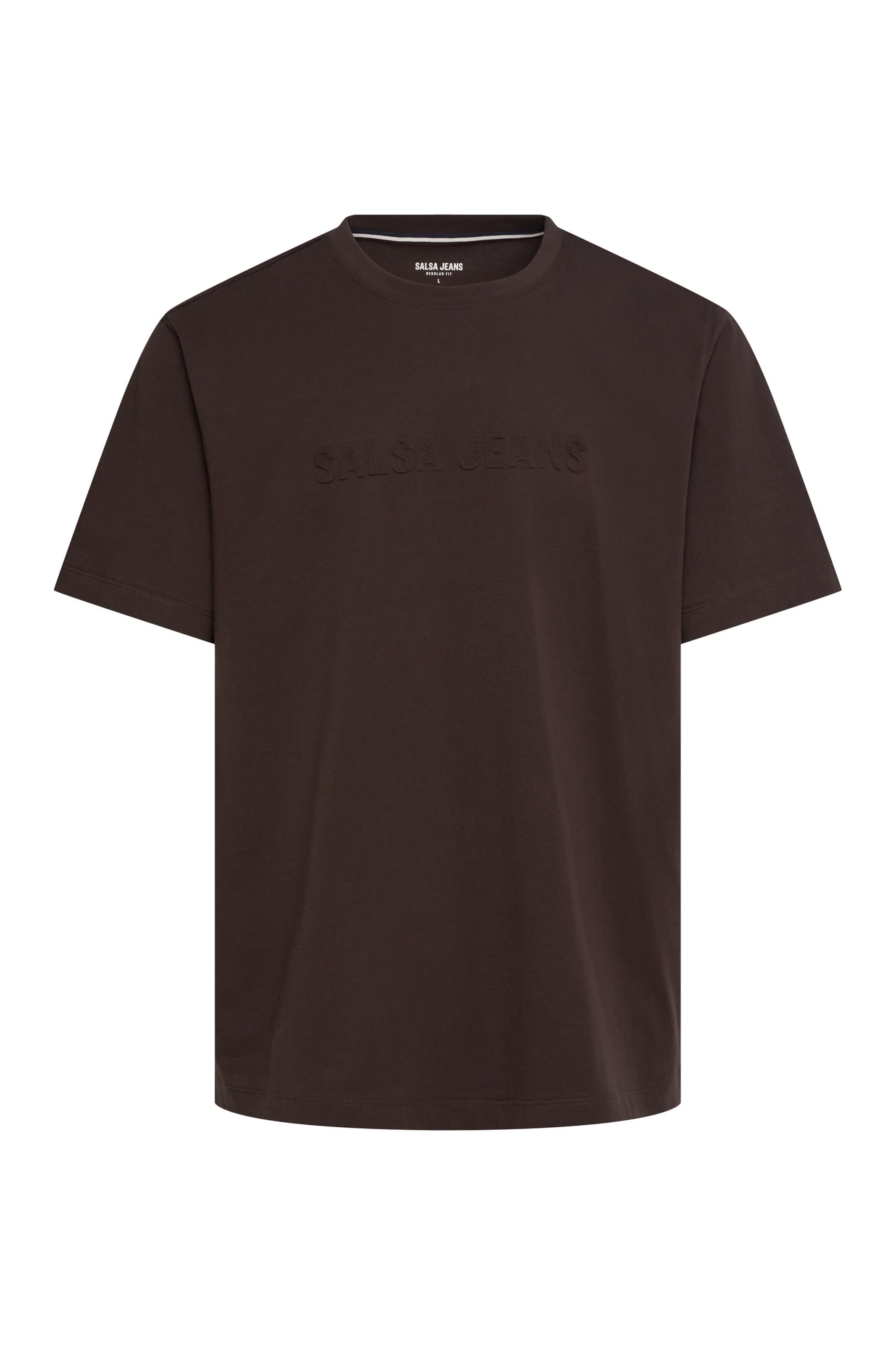 T-Shirt Salsa Jeans en marron : devant