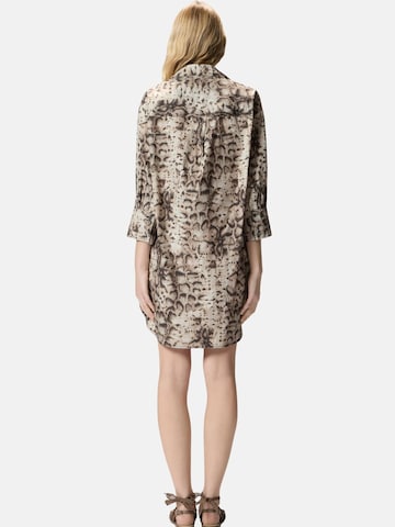 Abito 'PINKO AGRA ABITO POPELINE STAMPA SNAKE ABITO' di PINKO in beige