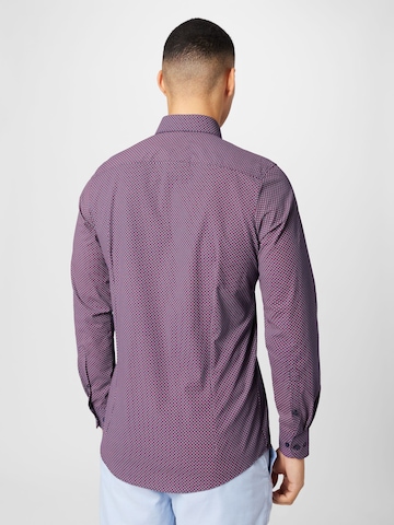 OLYMP - Regular Fit Camisa em roxo