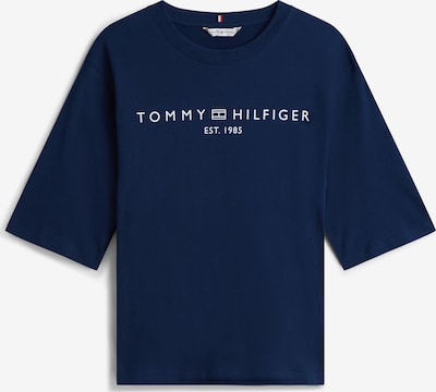 Marškinėliai iš TOMMY HILFIGER, spalva – tamsiai mėlyna / balta, Prekių apžvalga