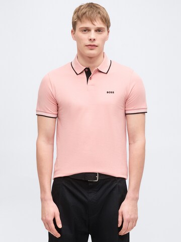 BOSS Тениска 'Paul' в розово: отпред