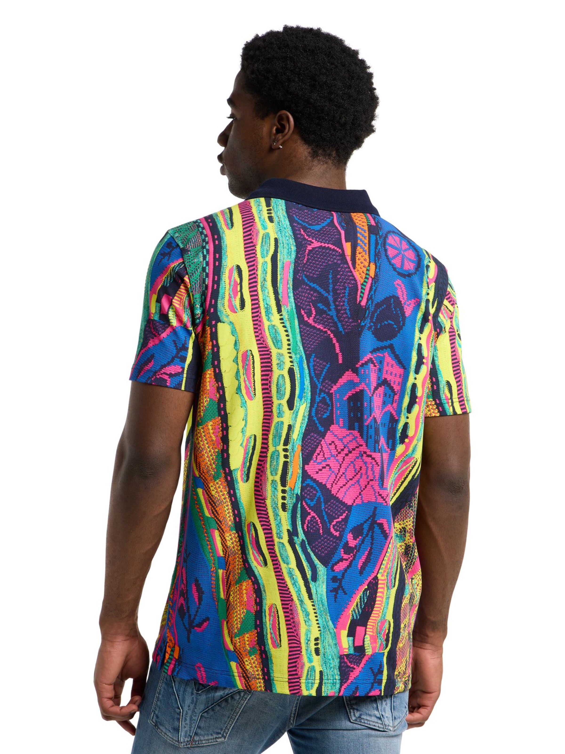 T-Shirt 'Eisath' Carlo Colucci en mélange de couleurs