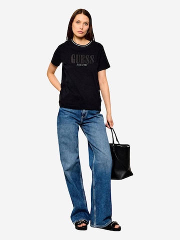 GUESS - Pierna ancha Vaquero 'WIDE LEG W6YA1A D1339' en azul