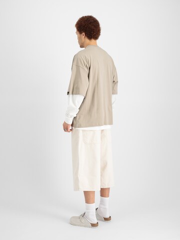 bēšs ALPHA INDUSTRIES T-Krekls 'Japan Warrior'