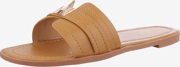 Ital-Design Pantolette in Beige: Vorderseite