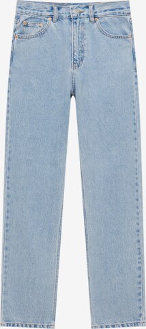 Pull&Bear Regular Jeans in Blauw: voorkant