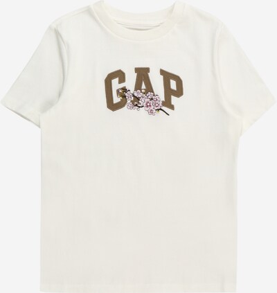 GAP T-Shirt en taupe / lilas / blanc, Vue avec produit