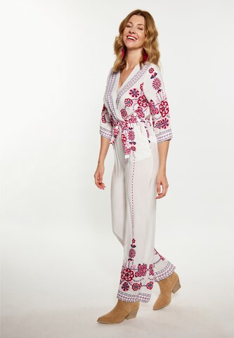 usha FESTIVAL Jumpsuit in White: front