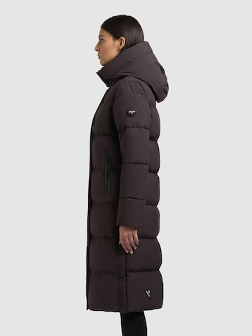 khujo Winter Coat 'Coulin2 Matt' in Purple