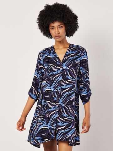 Apricot Blousejurk in Blauw: voorkant