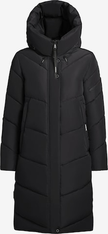 Manteau d’hiver 'Jange' khujo en noir : devant