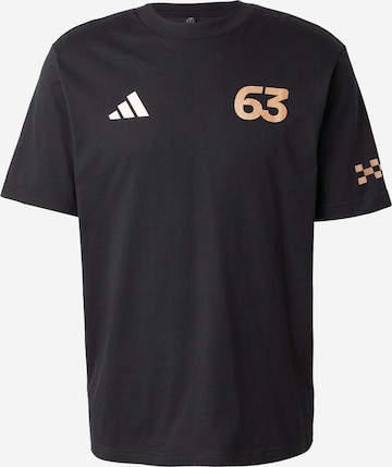 ADIDAS PERFORMANCE Toiminnallinen paita värissä musta: etupuoli