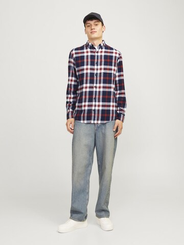 Coupe regular Chemise JACK & JONES en bleu