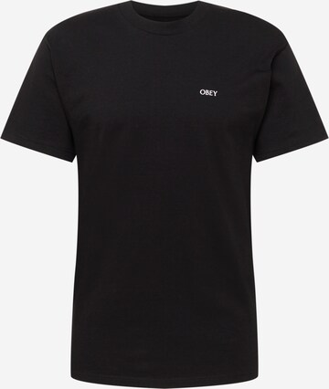 Obey Shirt in Zwart: voorkant