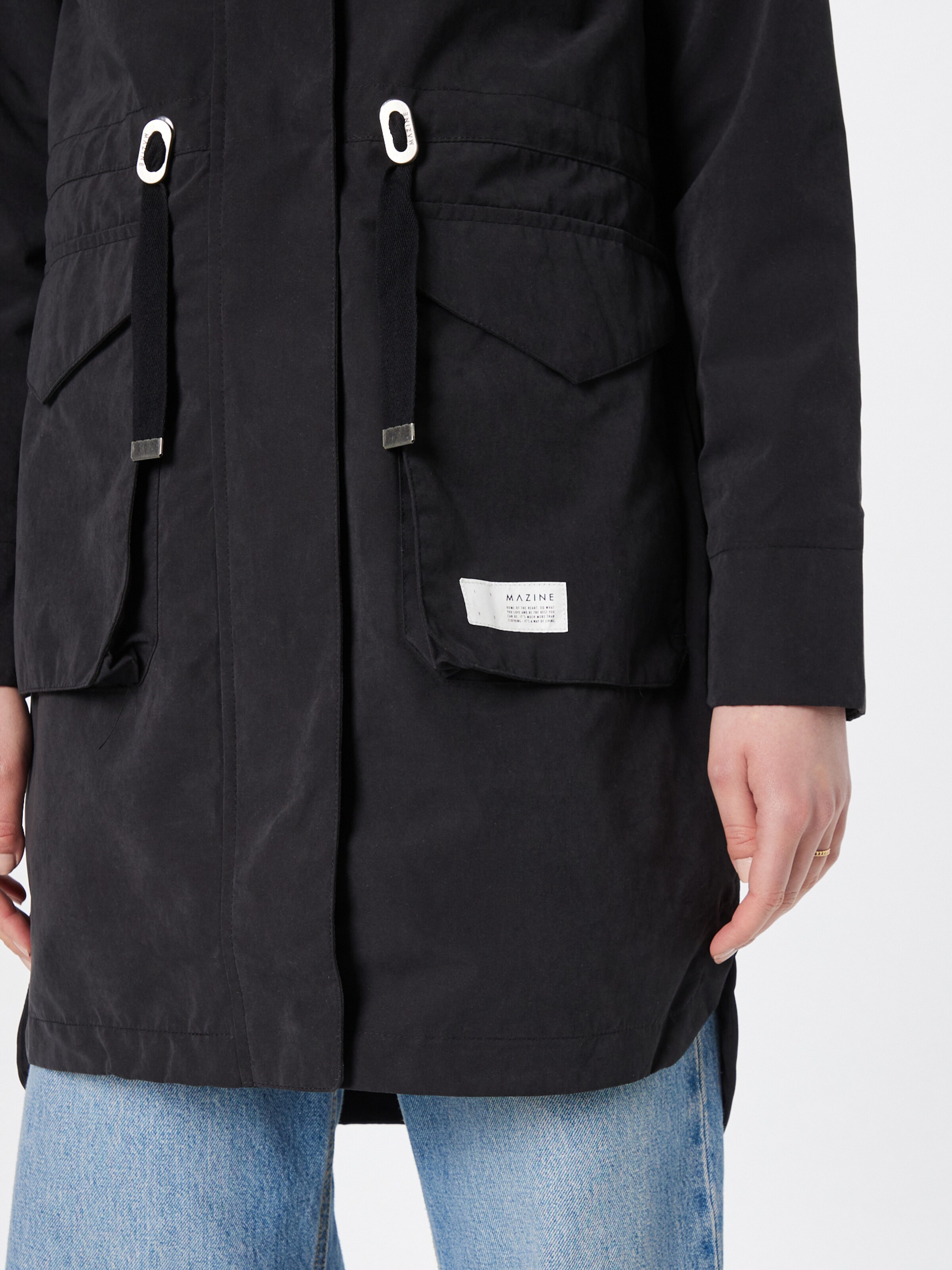 Frauen Große Größen mazine Parka 'Marydale' in Schwarz - FV40988 Frauen Große Größen mazine Parka 'Marydale' in Schwarz - FV40988