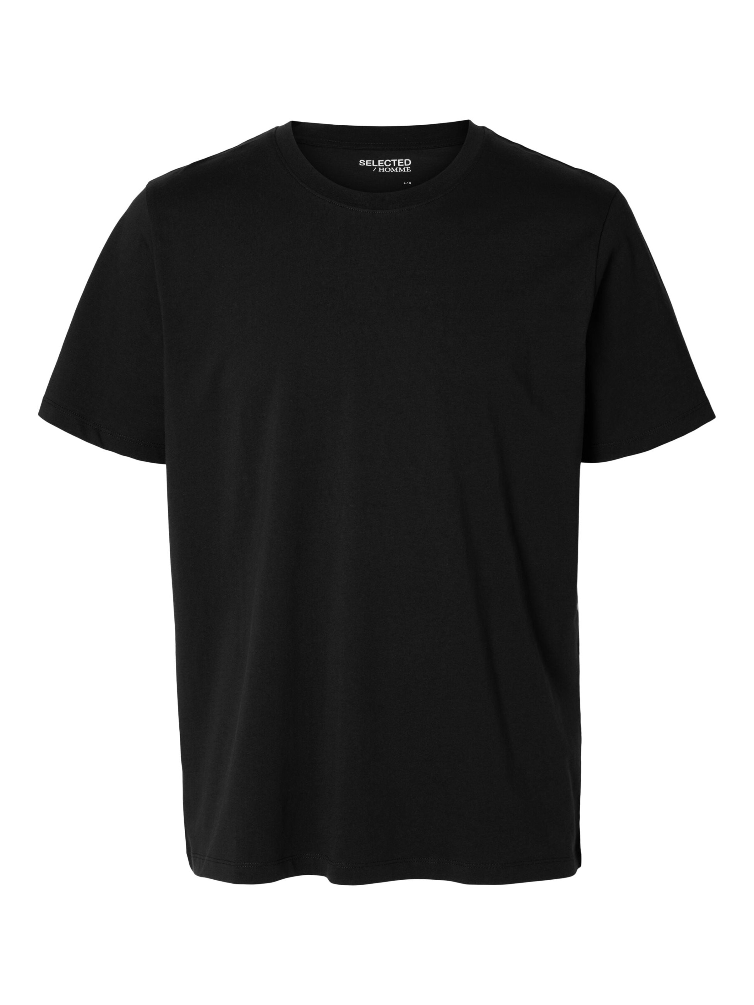 SELECTED Shirt '16087842' in Zwart: voorkant