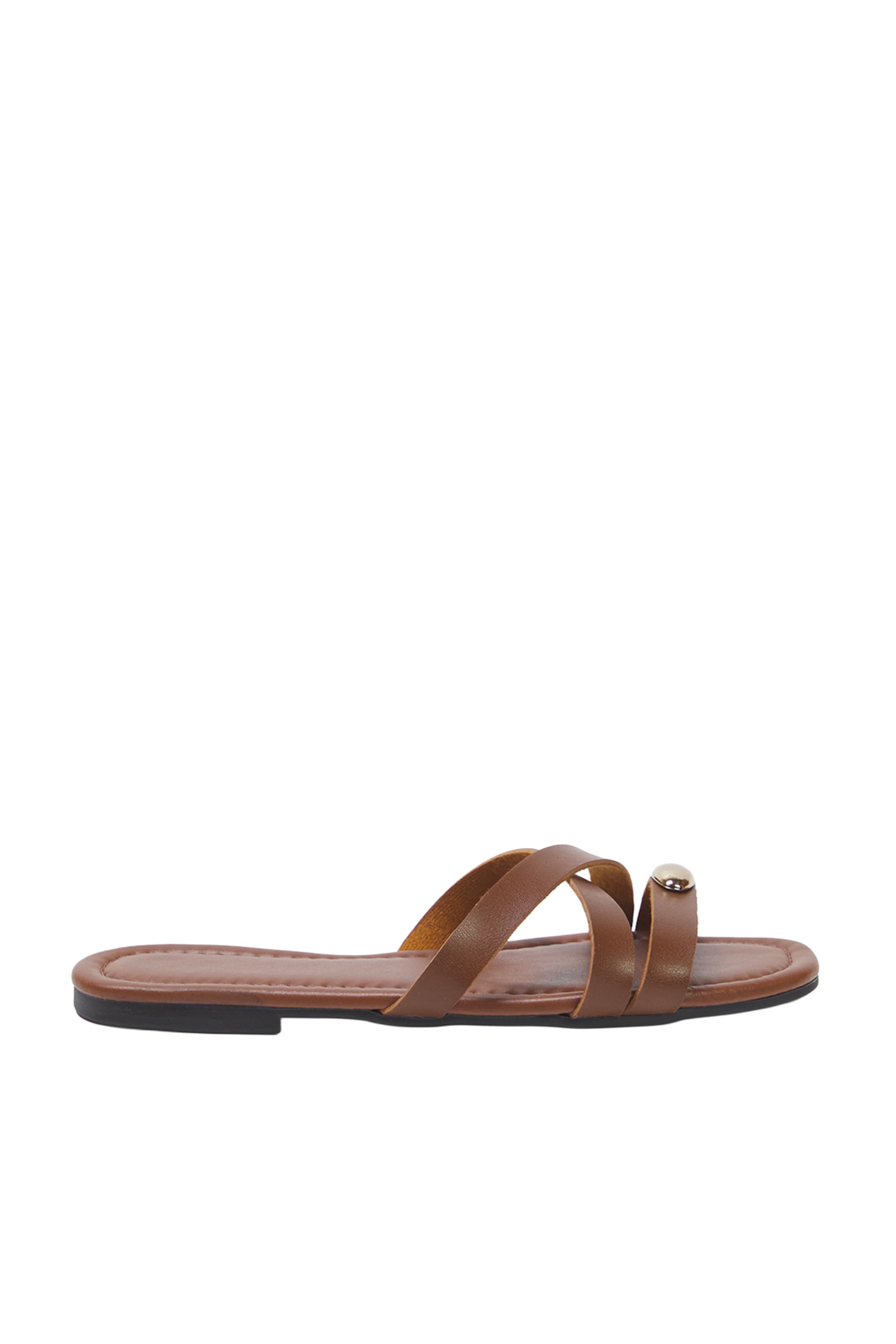Trendyol - Zapatos abiertos en marrón: frente