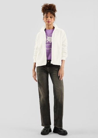 Veste en polaire QS en beige