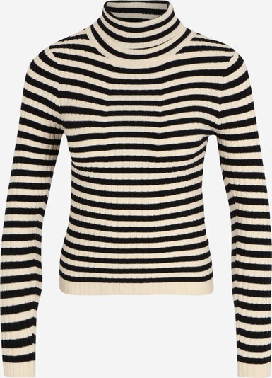 Pieces Petite Pullover 'CRISTA' i sort / hvid, Produktvisning