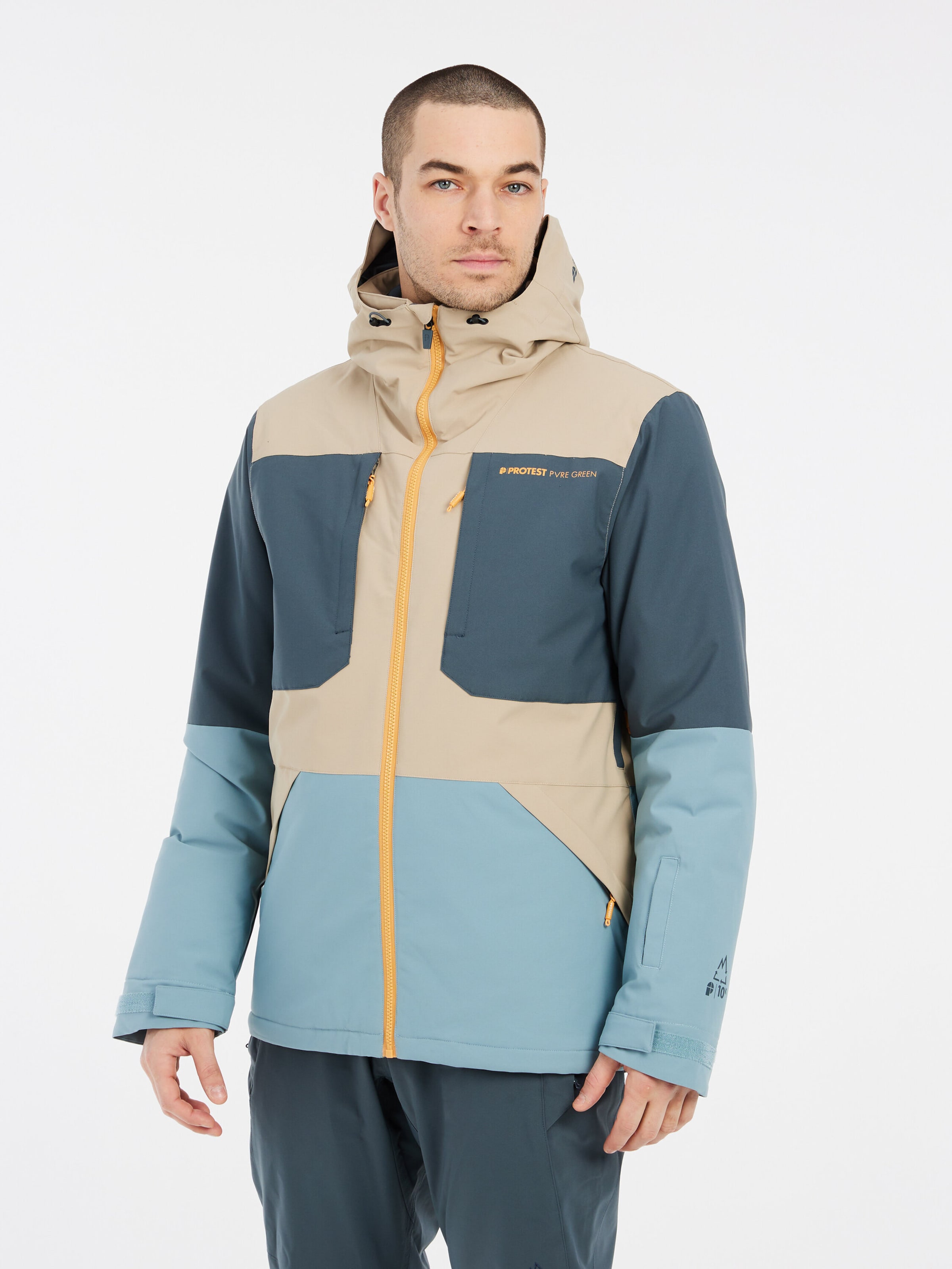 PROTEST Sportjacke 'PRTENSTONE'‌‌‌‌‌‌‌‌ in Blau: Vorderseite
