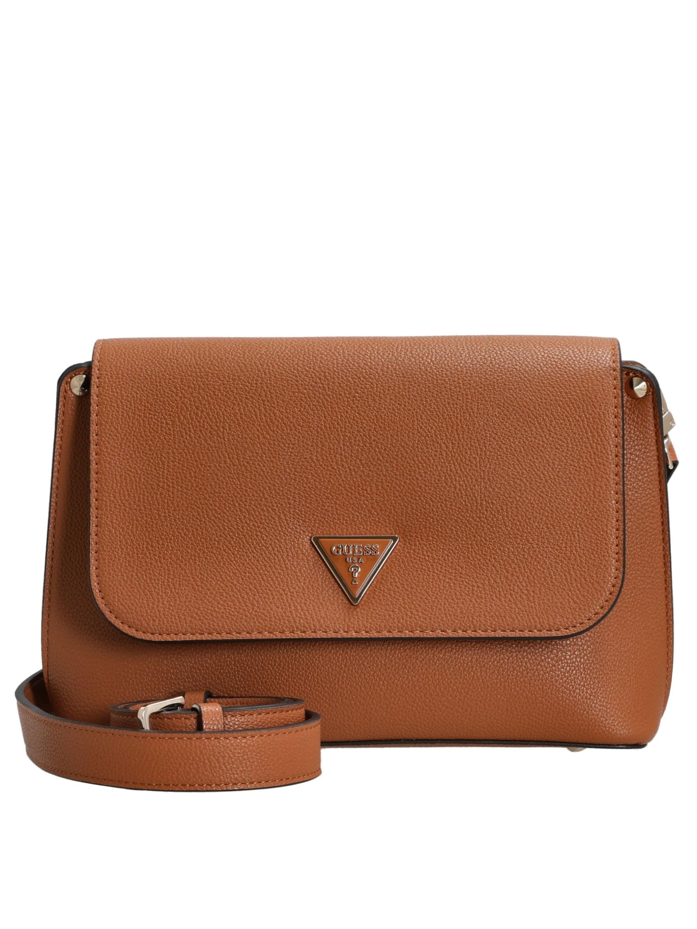 GUESS Originals Umhängetasche 'Meridian II'‌‌‌ in Braun: Vorderseite