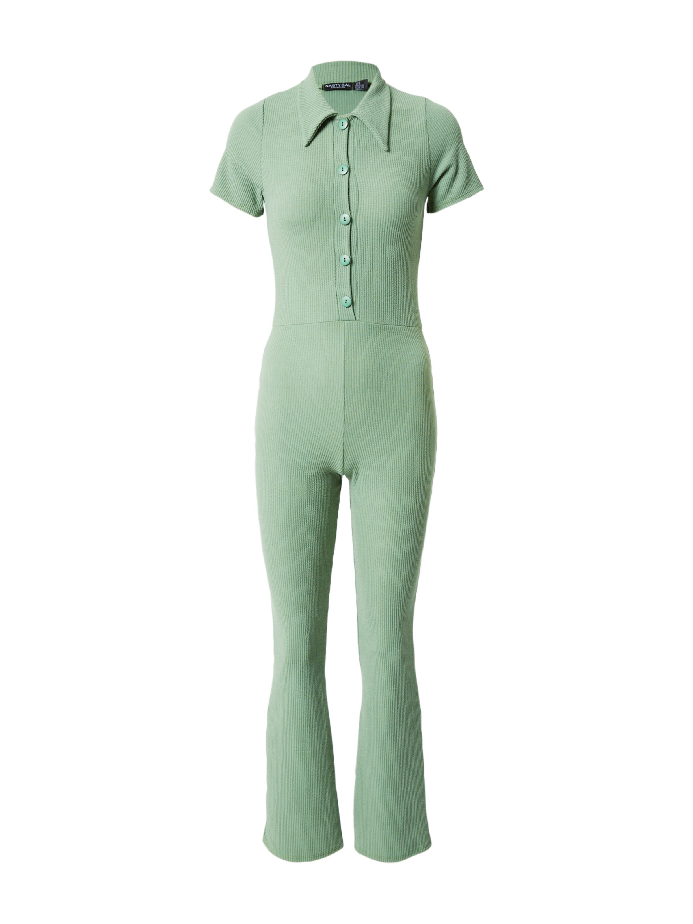 Nasty Gal Jumpsuit in Green: front