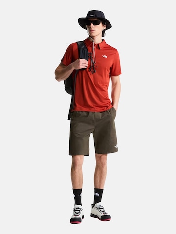 THE NORTH FACE T-shirt 'M TANKEN POLO' i röd
