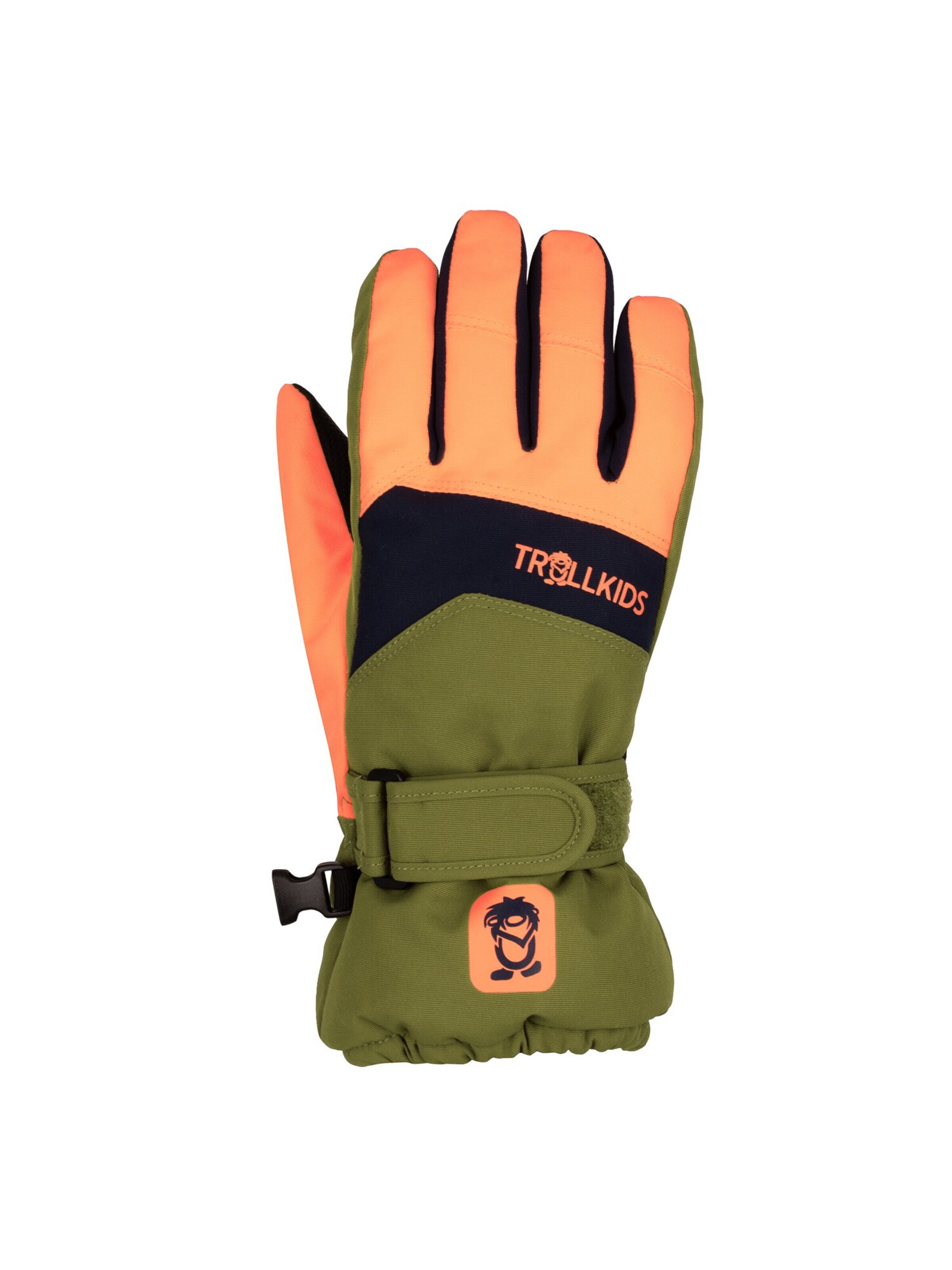 TROLLKIDS Gloves in Green: front