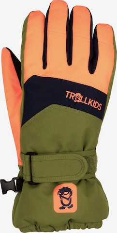 TROLLKIDS Gloves in Green: front
