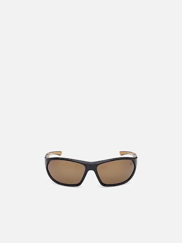 TIMBERLAND Zonnebril 'Timberland TB00035 Shiny grey 67/16/130 MAN Sunglasses' in Zwart: voorkant