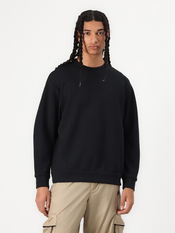 NIKE Athletic Sweatshirt '24.7 ImpossiblySoft' in Black: front